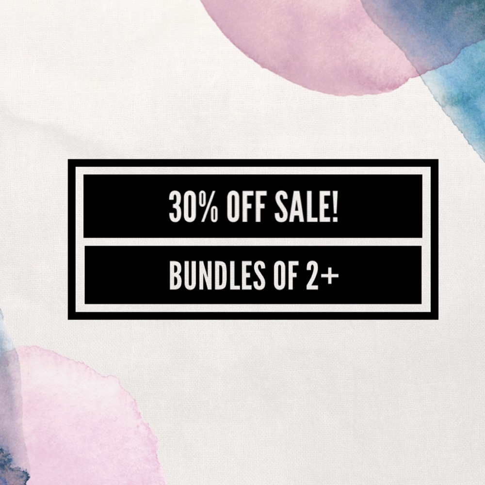 30% off bundle Bundle Sale!
